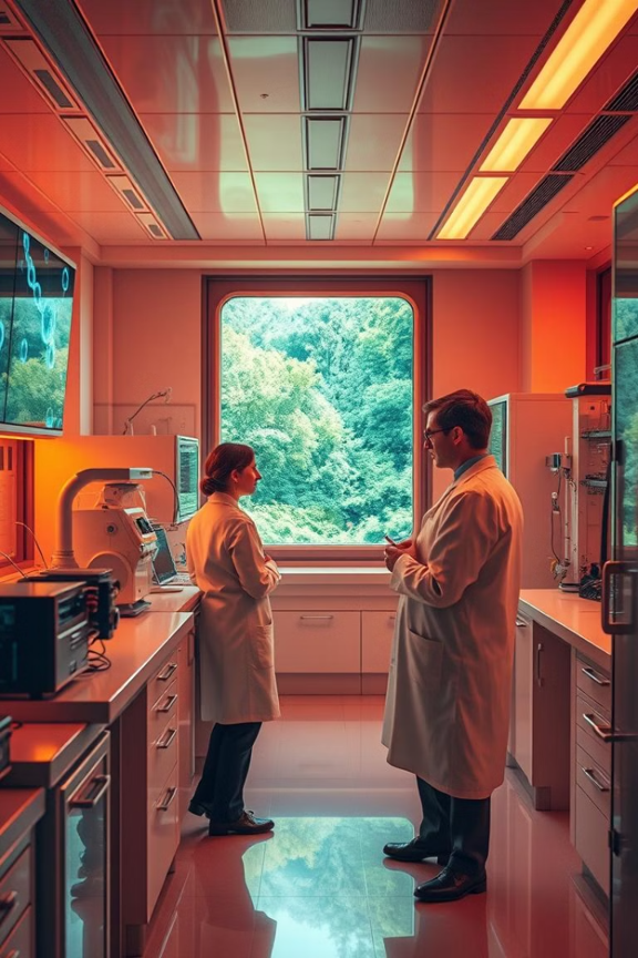 Modern medical laboratory